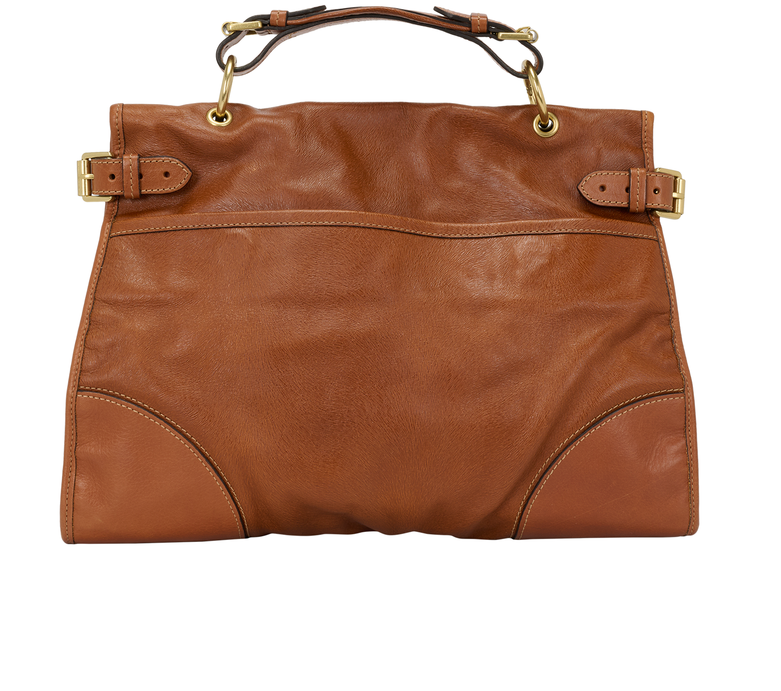 Taylor Satchel, &pound;295, Handbags, Tan, Leather, Back view